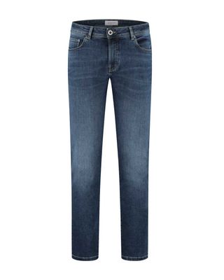 North 84 jeans 84301002-436 in medium indigo blauw, voorkant regular fit 5-pocket