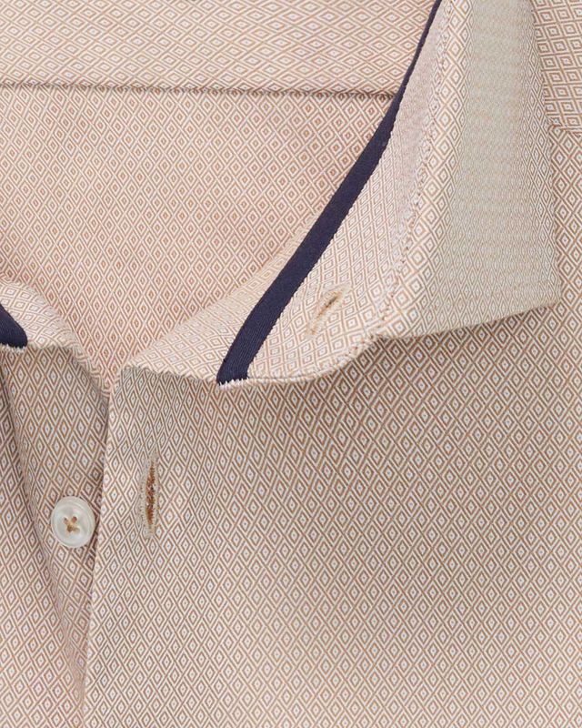 OLYMP Luxor 24/Seven overhemd 1338-84-24 in caramel, voorkant