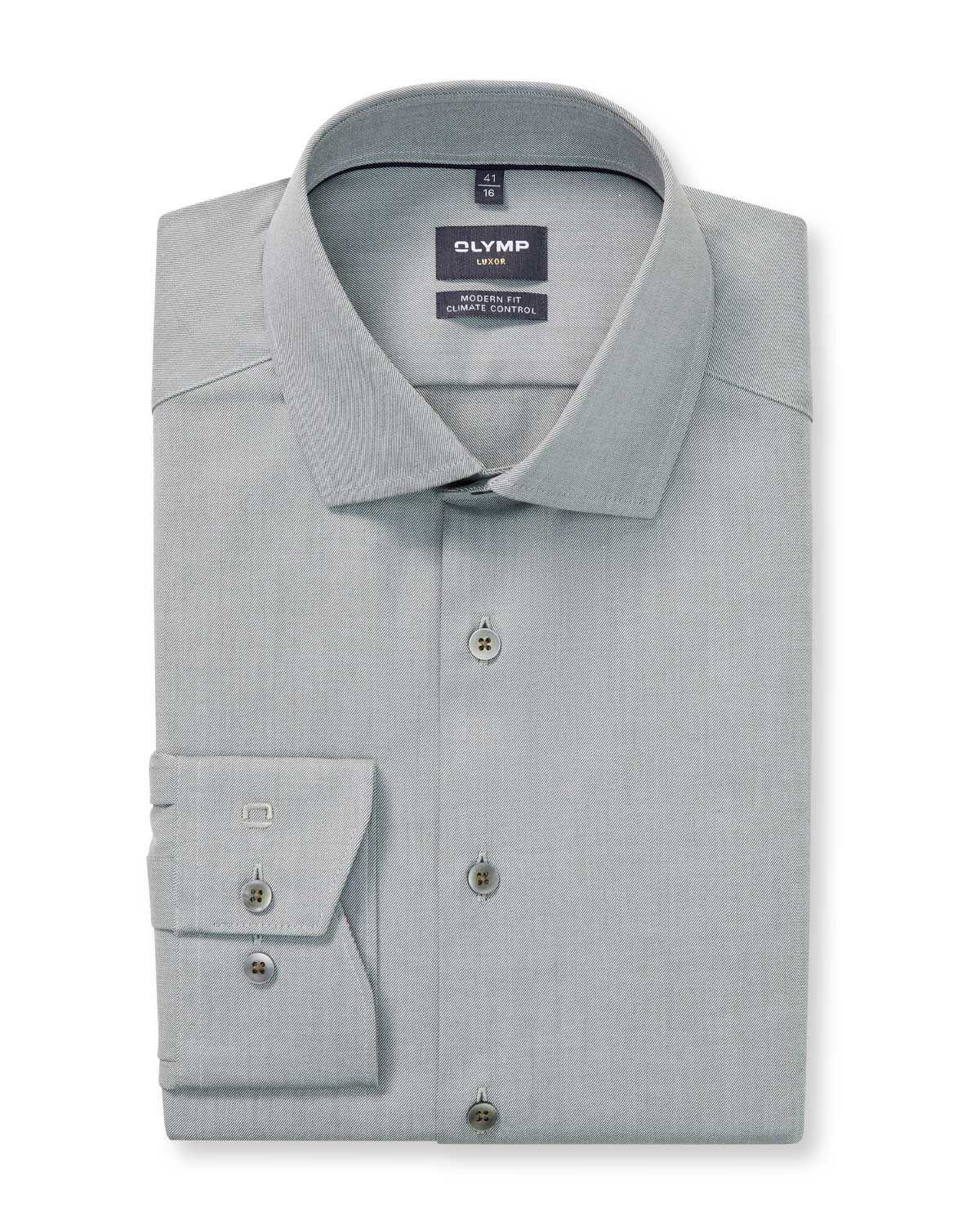 OLYMP Luxor 24/Seven overhemd 1230-24-46 in lindegroen, voorkant