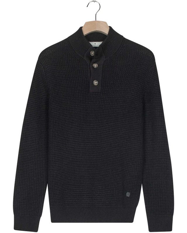 Thomas Maine pullover 5284TM600-60 in navy, voorkant