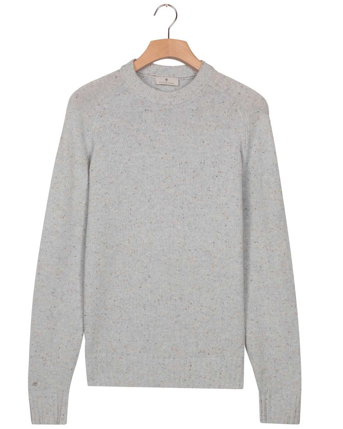 Thomas Maine pullover 5282TM400-62 in light blue, voorkant