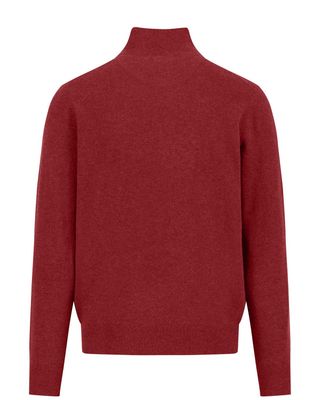 Fynch Hatton pullover 1514802-367 in garnet red, achterkant