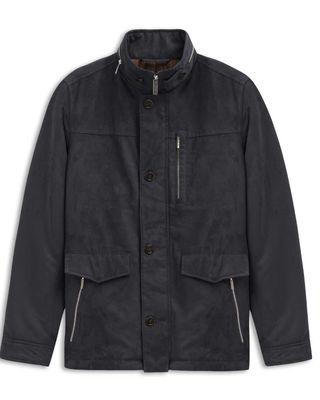 Bugatti jack 877400-81018-390 in blauw, voorkant