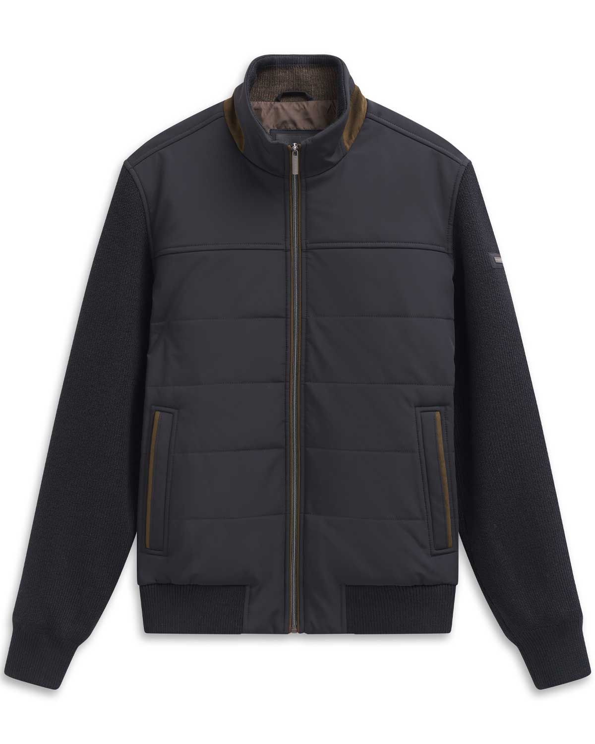 Bugatti vest 7600-85556D in donkerblauw, voorkant