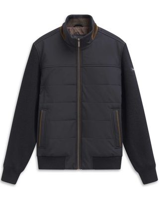 Bugatti vest 7600-85556D in donkerblauw, voorkant