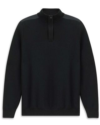 Bugatti pullover 7500-85545D in donkerblauw, voorkant