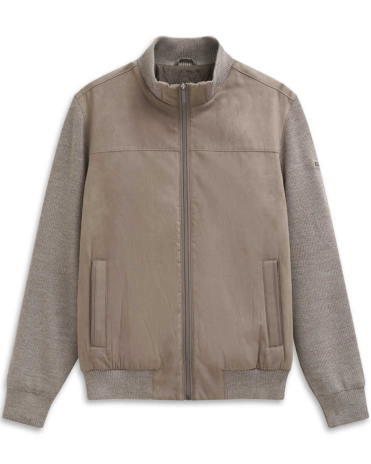 Bugatti vest 7600-85553D in bruin, voorkant