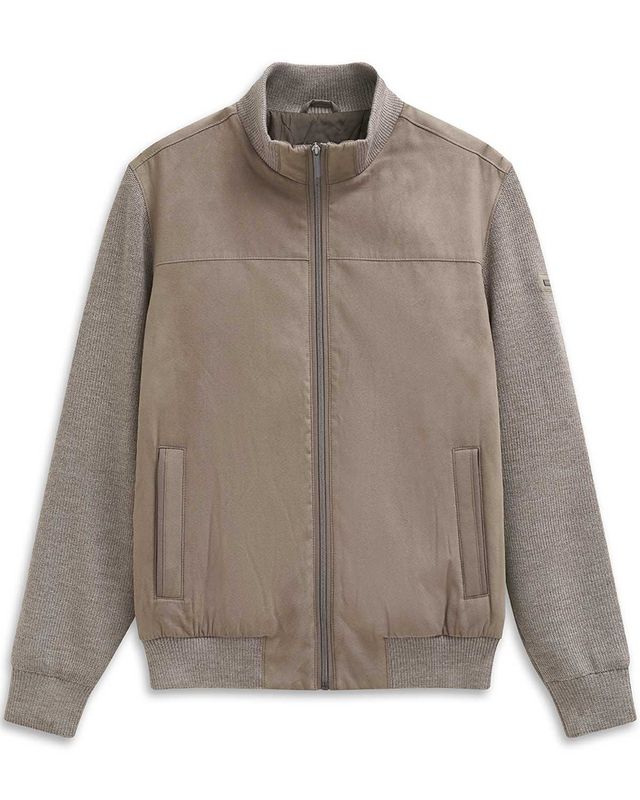 Bugatti vest 7600-85553D in bruin, voorkant