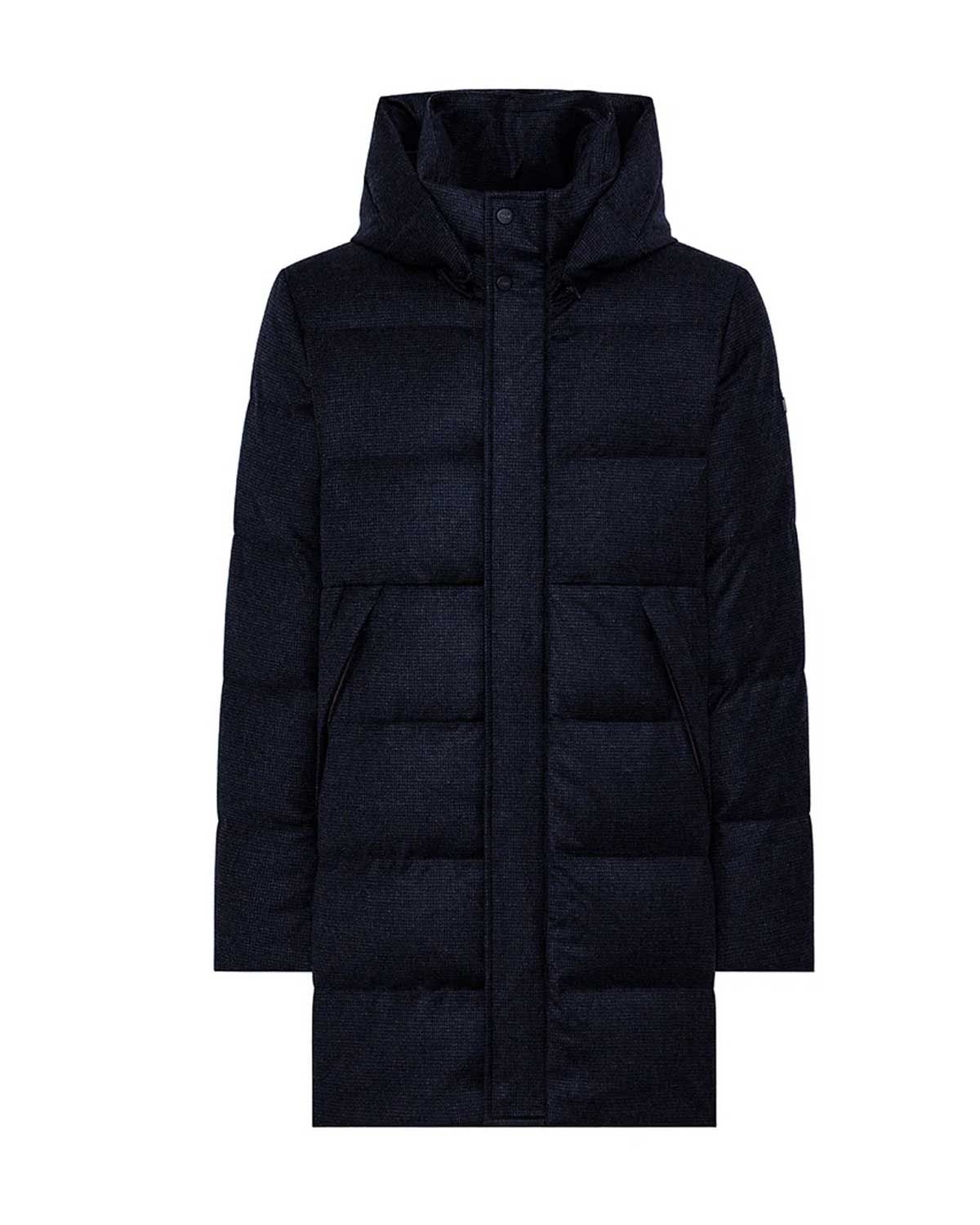 Duno Levico Magnus C parka in donkerblauw, voorkant