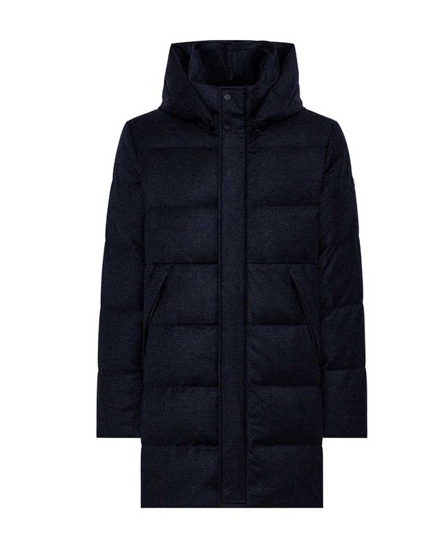 Duno Levico Magnus C parka in donkerblauw, voorkant