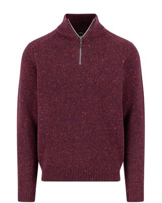 Fynch Hatton pullover 1510346-368 in rood, voorkant