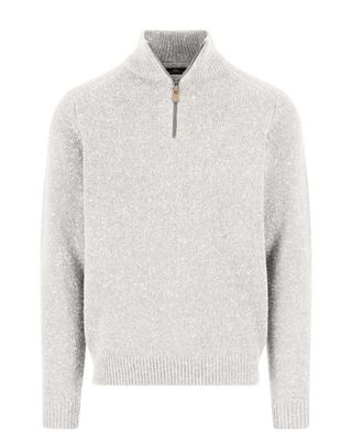 Fynch Hatton pullover 1510346-826 in beige, voorkant