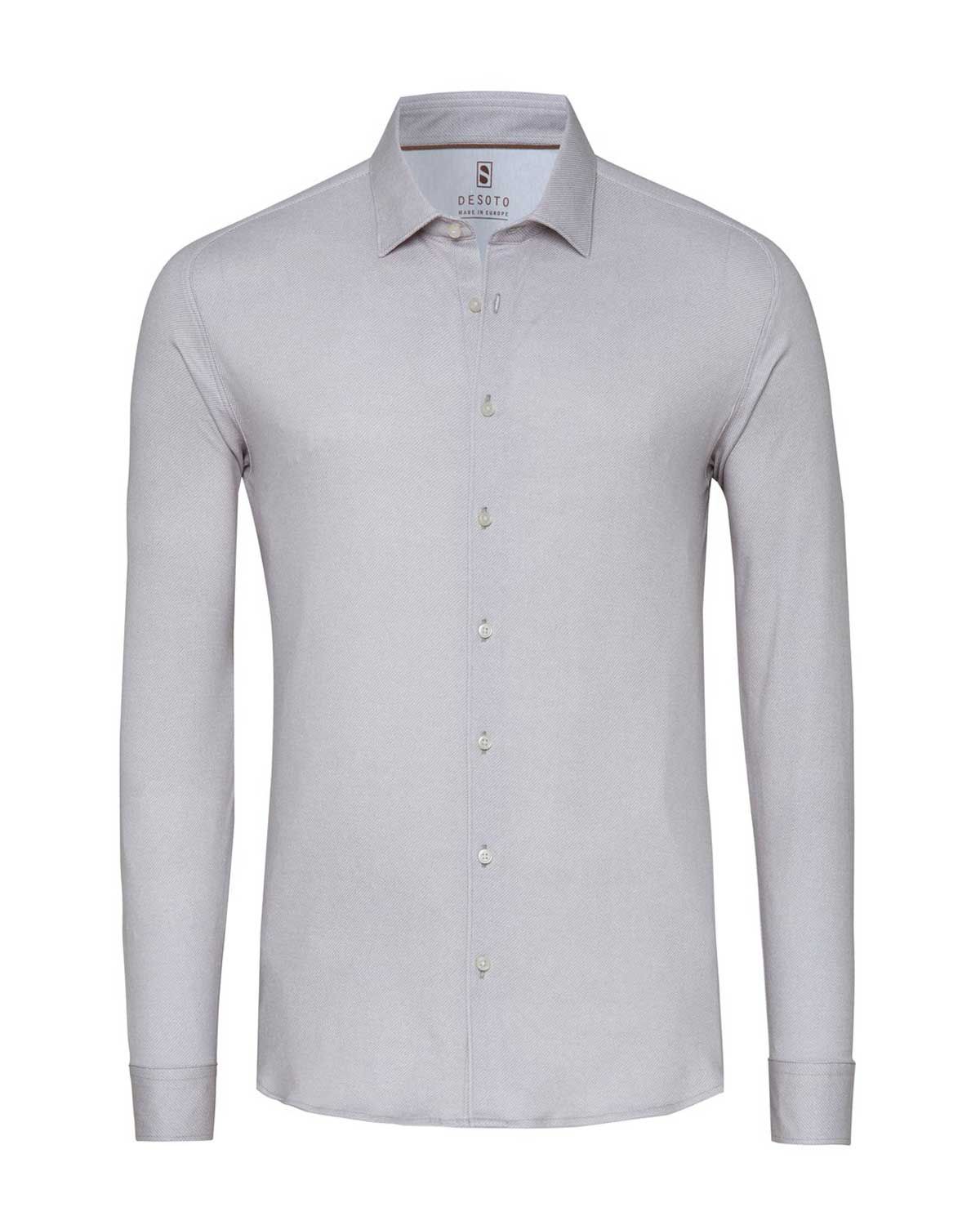 Desoto overhemd 87528-30-806 in beige, voorkant