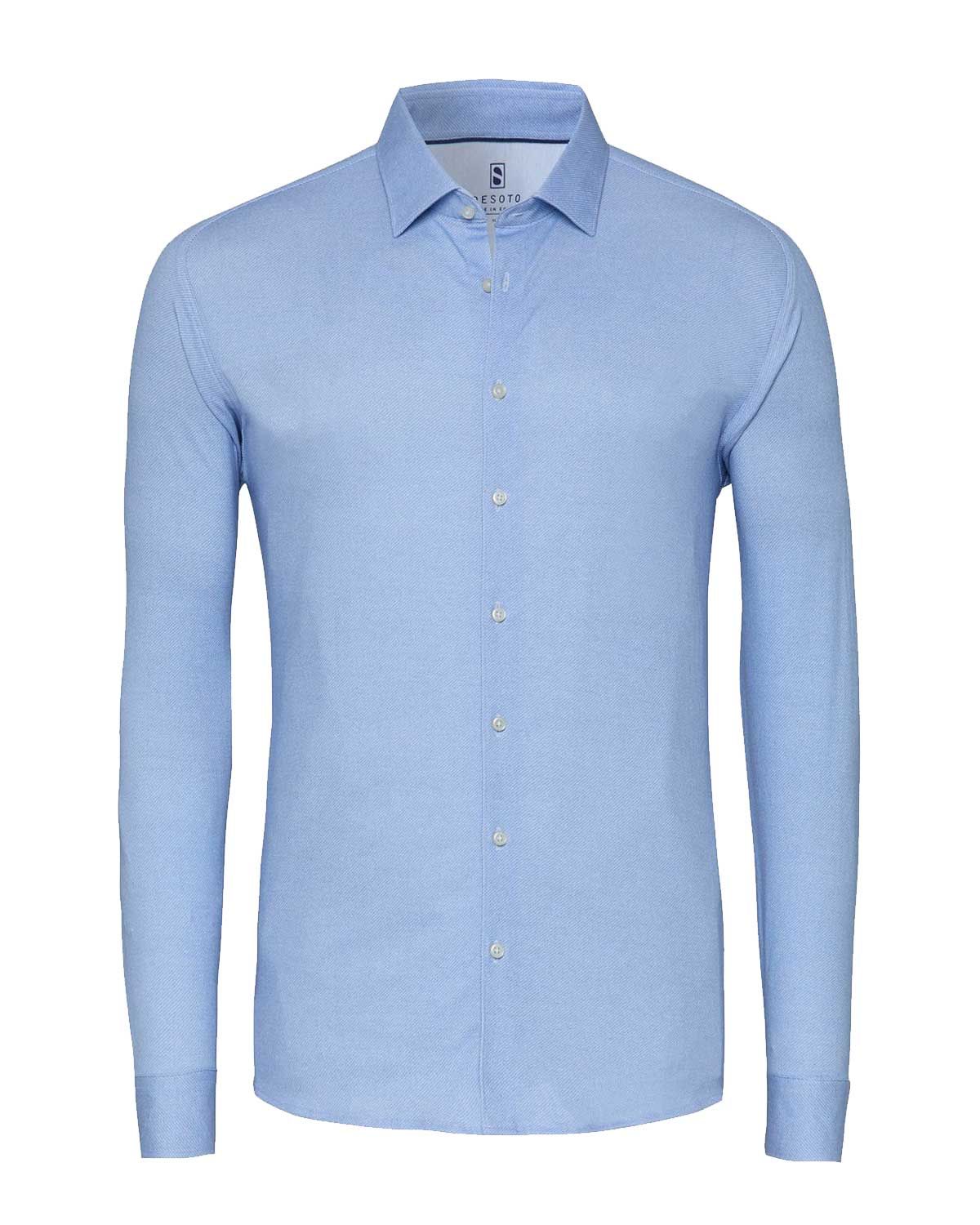 Desoto overhemd 87528-30-516 in lichtblauw, voorkant