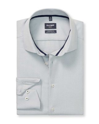 OLYMP Luxor 24/Seven overhemd modern fit 1338/84/75 in kitt, voorkant