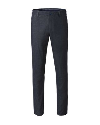 Meyer Bonn broek modern fit 2-3609-17 in blauw Active Stretch Jersey, voorkant
