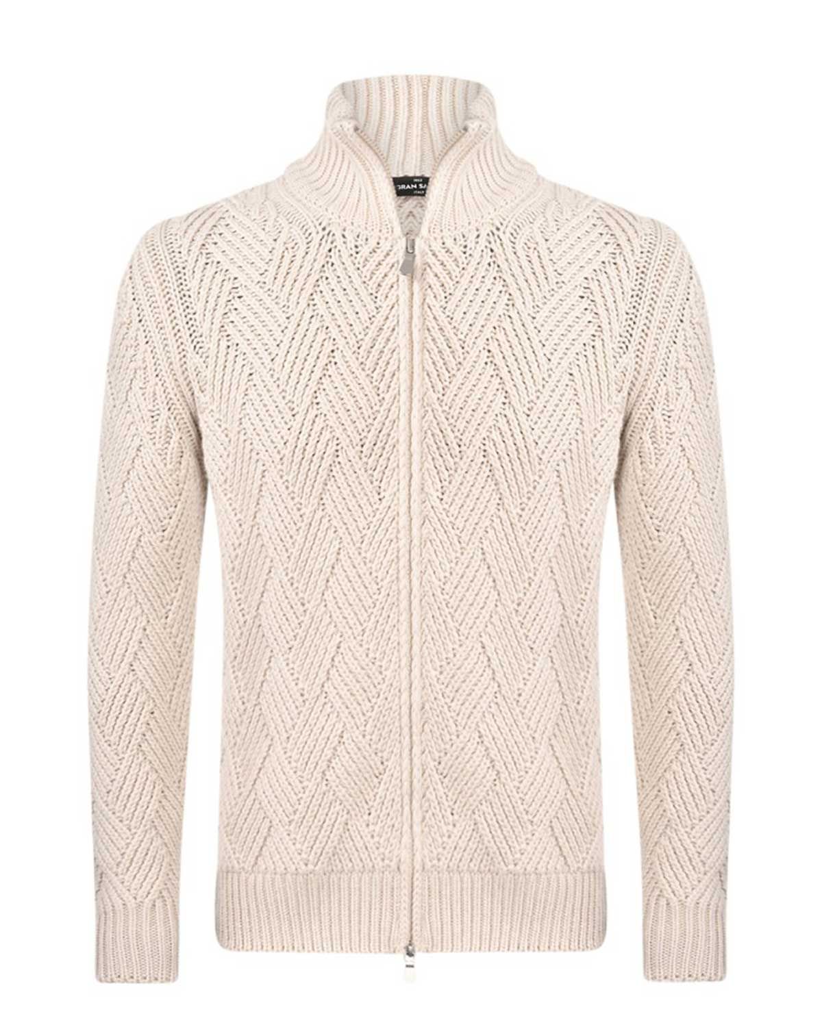 Gran Sasso vest 10155/19654-113 in offwhite, voorkant