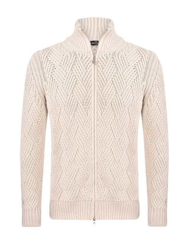 Gran Sasso vest 10155/19654-113 in offwhite, voorkant