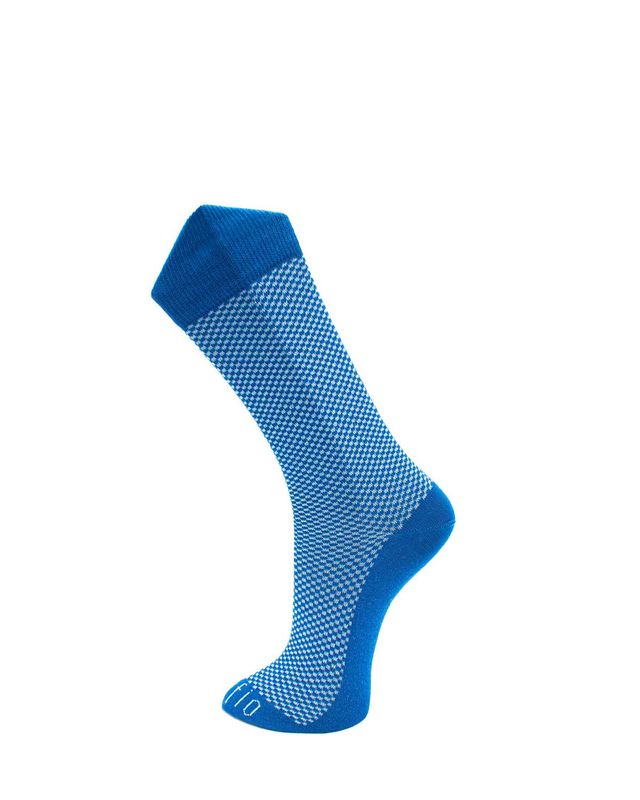 Effio sokken Meeting 25122 in lichtblauw, voorkant