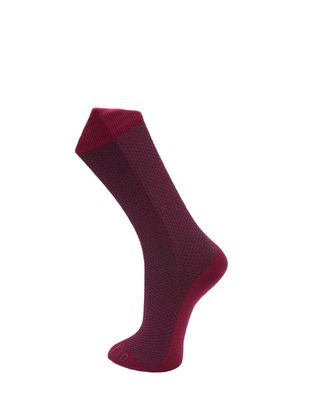 Effio sokken Meeting 25121 in bordeaux, voorkant