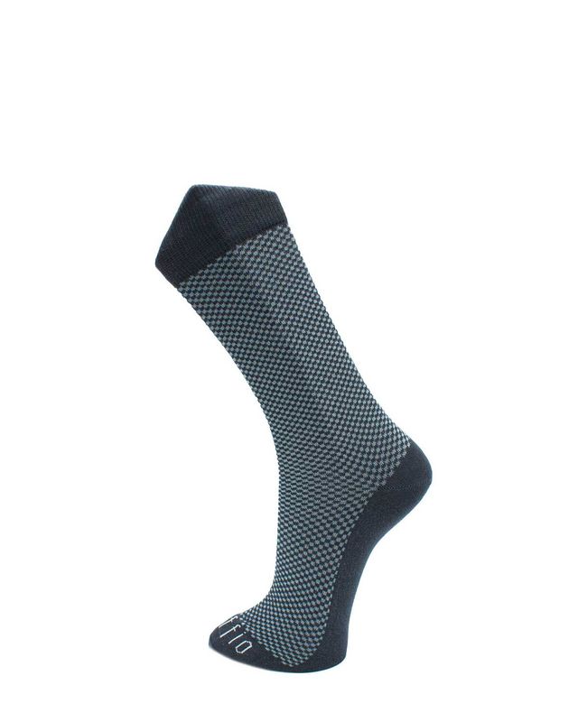 Effio sokken Meeting 25123 in donkerblauw, voorkant