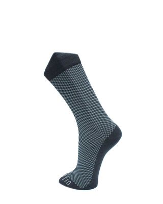 Effio sokken Meeting 25123 in donkerblauw, voorkant