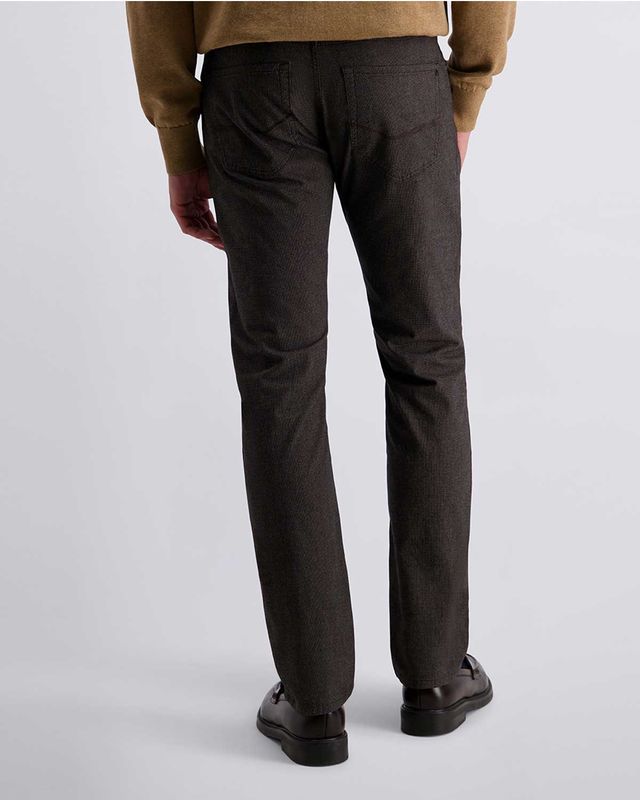 Pierre Cardin PC-Lyon herenbroek 34540-1074-8301 in mulch bruin, achterkant