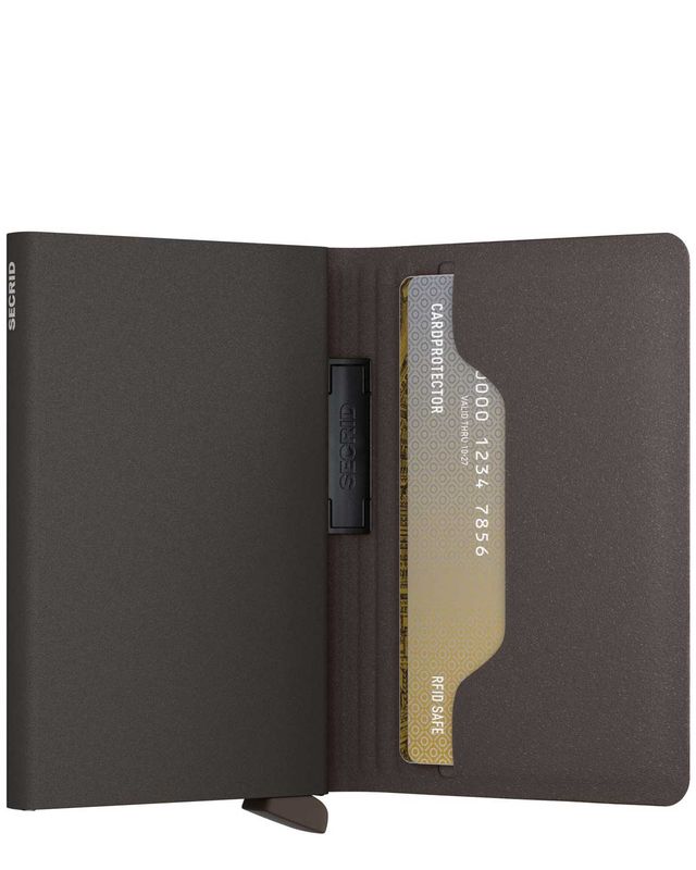 Secrid Bandwallet Liba Brown Brown – open wallet met ruimte voor kaarten
