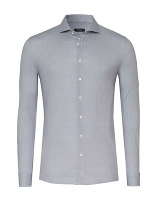 Desoto Luxury overhemd 87408-30 groen micro-ruit, voorkant