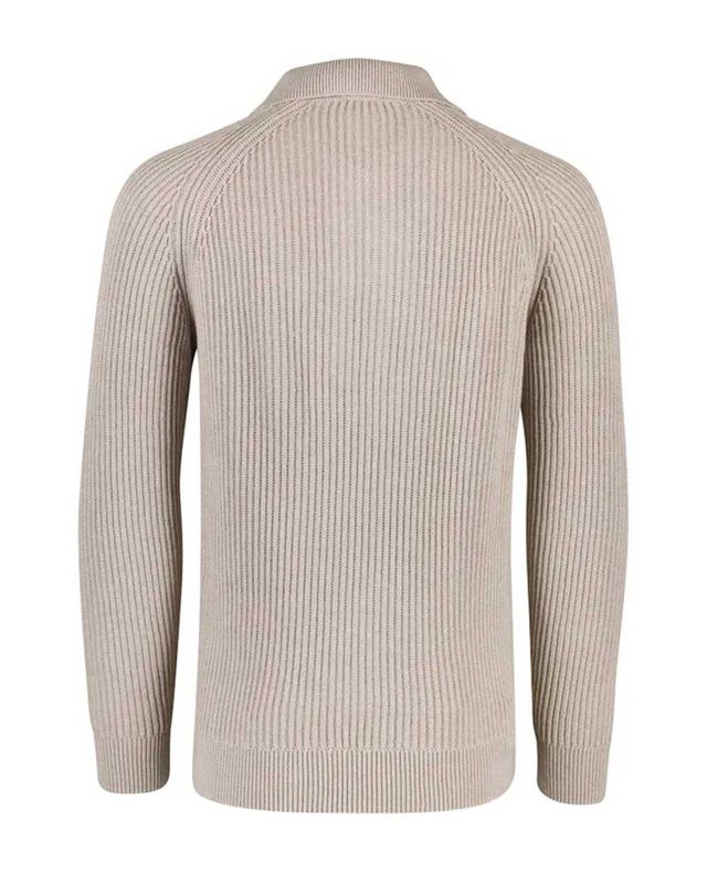 Genti pullover K3121-3256-144 beige achteraanzicht