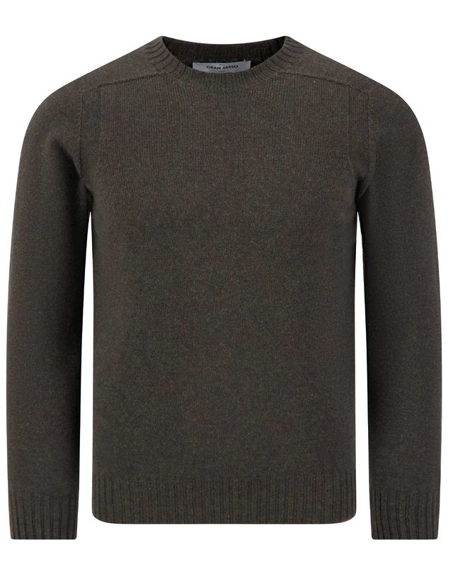 Gran Sasso pullover 24157-25024-496 donkergroen vooraanzicht