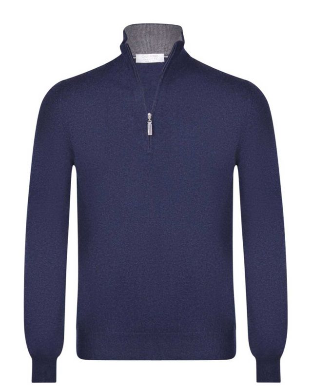 Gran Sasso pullover 55126-19690-589 blauw vooraanzicht
