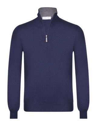 Gran Sasso pullover 55126-19690-589 blauw vooraanzicht