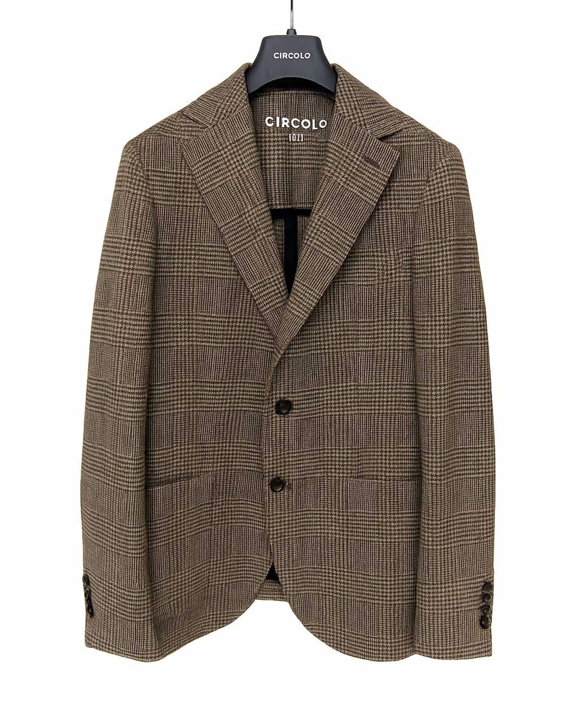 Circolo 1901 colbert CN5028 Corte bruin ruit vooraanzicht