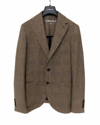 Circolo 1901 colbert CN5028 Corte bruin ruit vooraanzicht