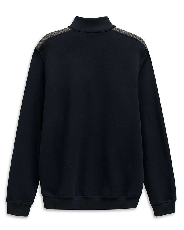 Achterzijde van Bugatti pullover 8550-85058D-390 blauw – Van den Broek Herenmode Haarlem