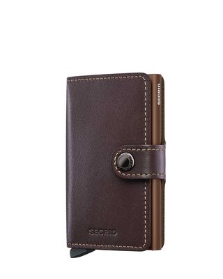 Secrid Miniwallet Original Chocolate Donkerbruin – stijlvolle leren wallet bij Van den Broek Herenmode Haarlem