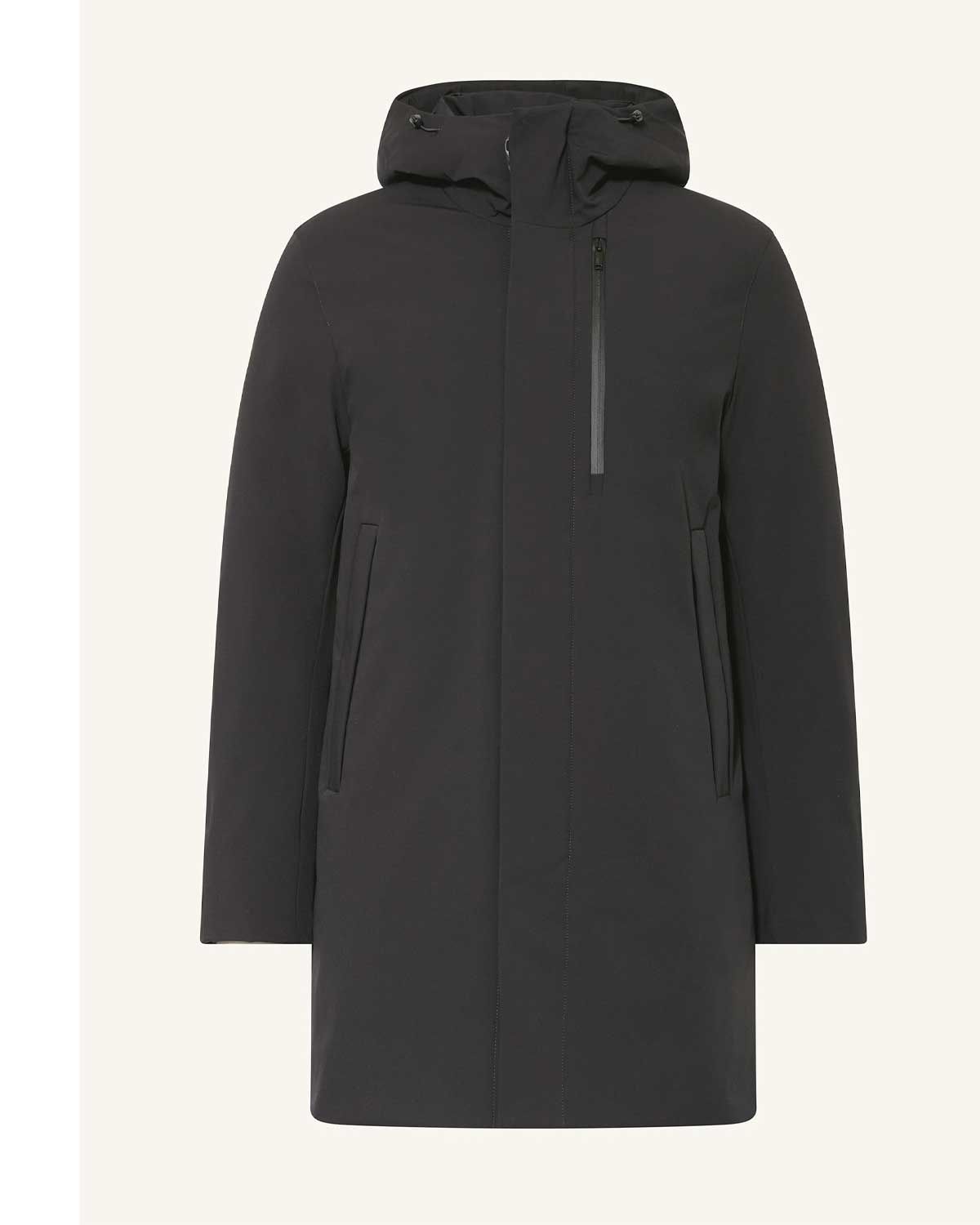 Duno Torano 3L regenjas in donkergrijs voorzijde – Van den Broek Herenmode