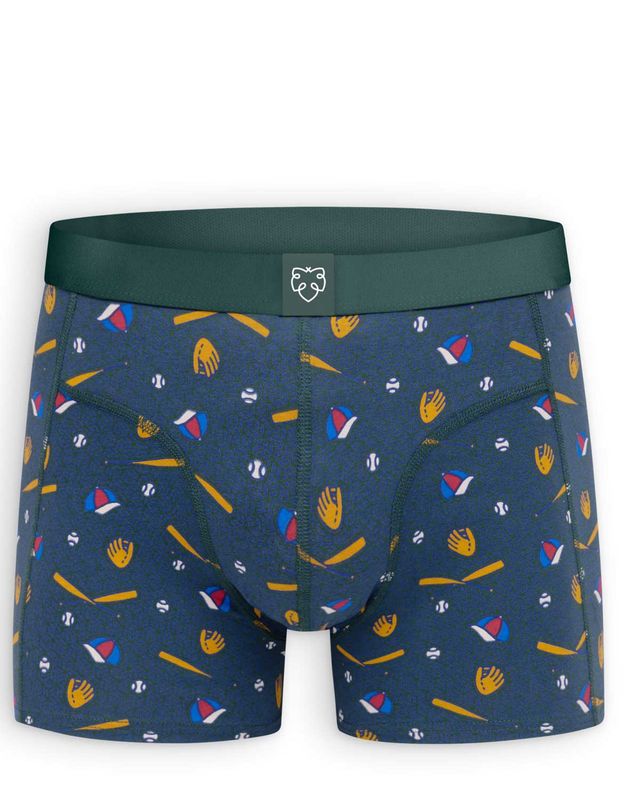 A-dam Underwear Boxer Brief MUBB0263 Green Retro Game vooraanzicht