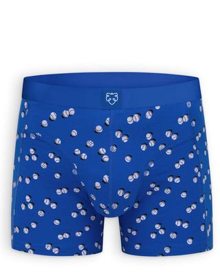 A-dam Underwear Boxer Brief MUBB0261 Blue Baseballs vooraanzicht