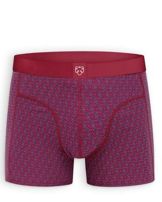 A-dam Underwear Boxer Brief MUBB0265 Red Dice vooraanzicht bij Van den Broek Herenmode