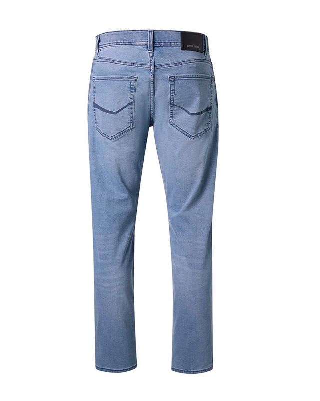 Achterzijde van de Pierre Cardin jeans 34510 8054 6854 in lichtblauw met kenmerkende Futureflex details
