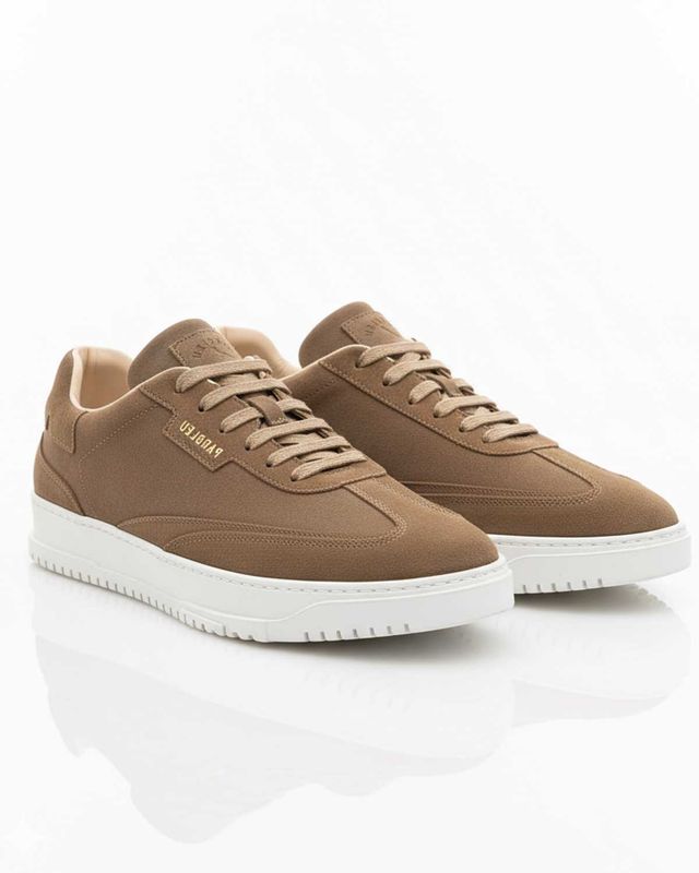 Parbleu AT25 Sandy Grey cognac sneaker met offwhite zool – Van den Broek Herenmode Haarlem