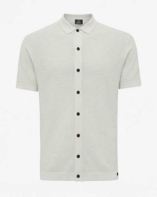 Genti Polo K4127-1260-039 off white voorkant