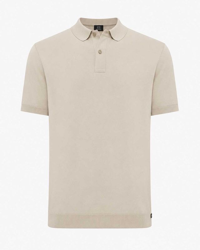 Genti Polo K4122-1260-148 beige voorkant