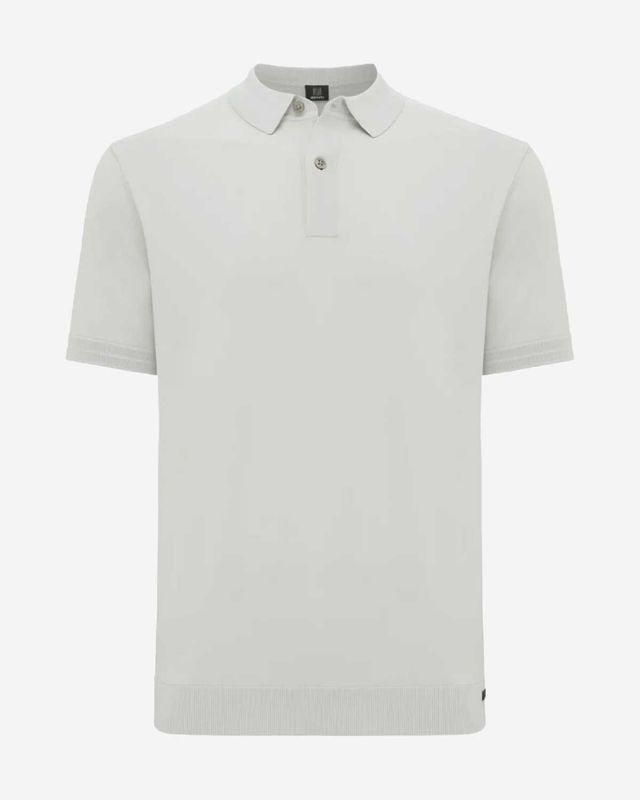 Genti polo K4122-1260-242-178 lichtgroen voorkant