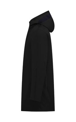 Duno Planet Capalbio Black Long Hooded Parka