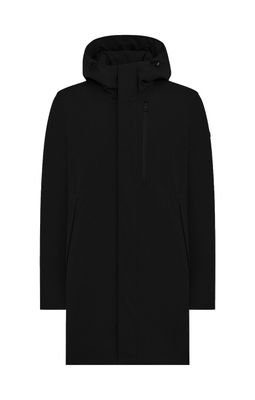 Duno Planet Capalbio Black Long Hooded Parka