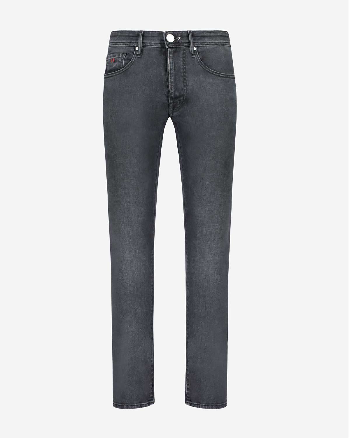 Tramarossa Michelangelo jeans in grijs stretchdenim, voorkant