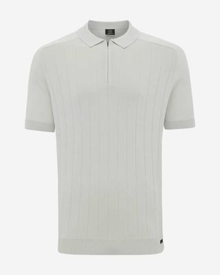 Genti Polo zip km Off White K4124-1260